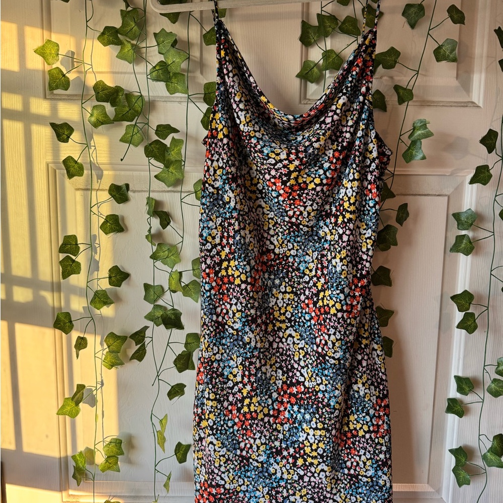 Multicolor Floral Women's Dress